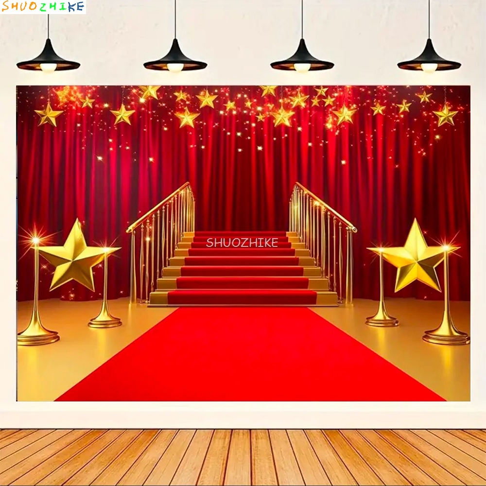 Photography Awards - Luxury Red Carpet Award Stage Background