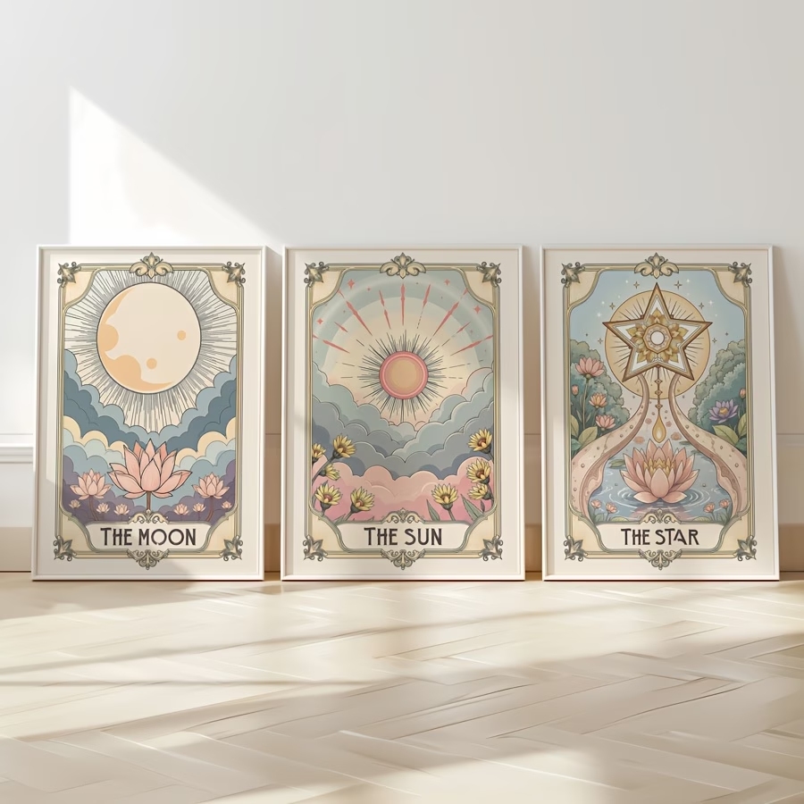 Photography Gallery - Modern Boho Tarot Sun And Moon
