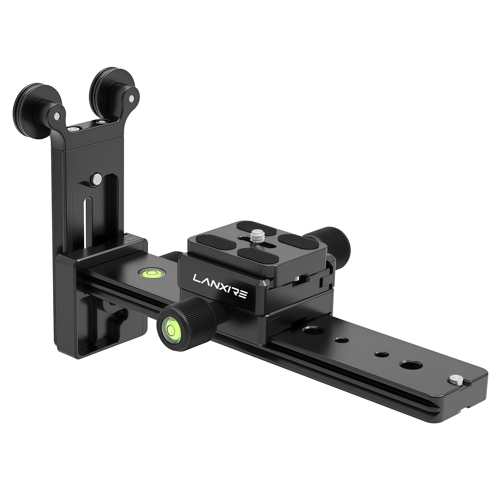 Fluid Head Tripod - Lanxire Telephoto Lens Support Slow Plate