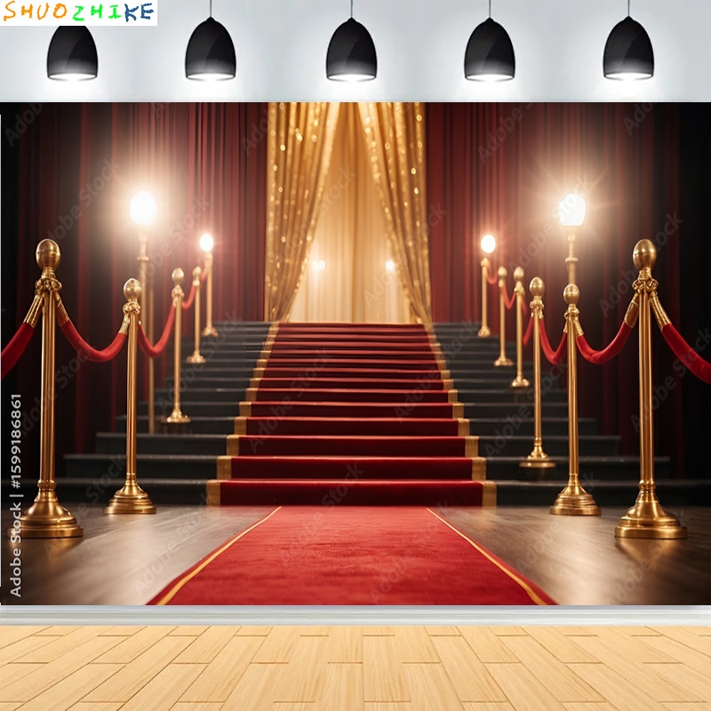 Photography Awards - Luxury Red Carpet Award Stage Background