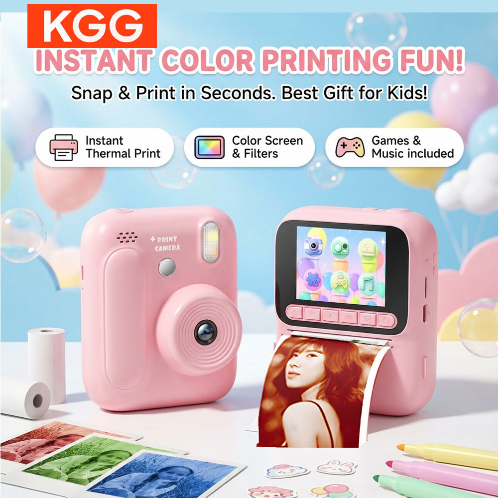 Photography And Videography - Color Printing Camera Kids Instant Camera