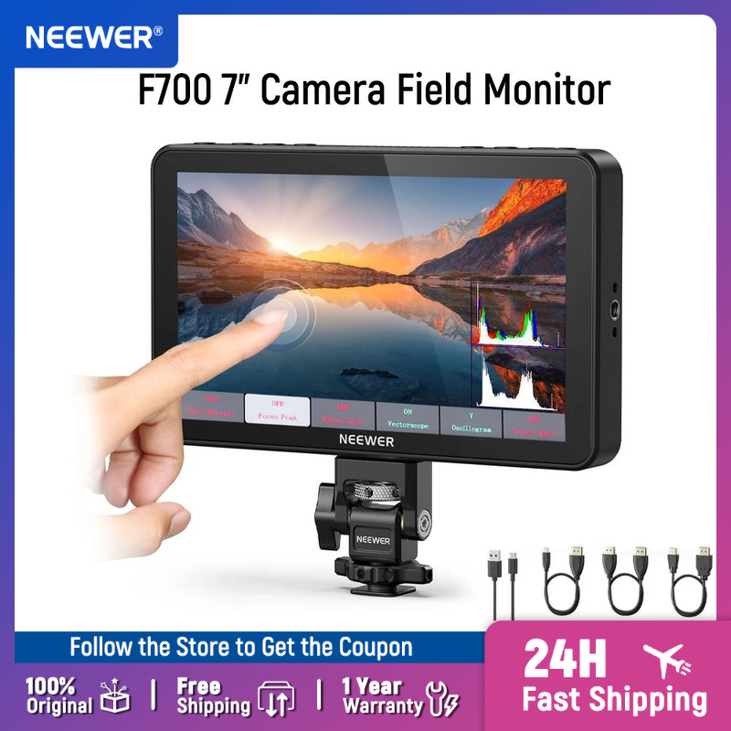 Photography Zoom - NEEWER F700 7' Camera Field Monitor,