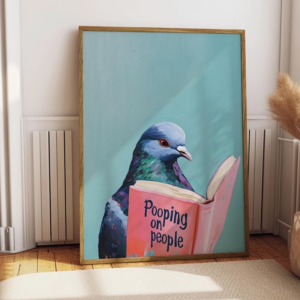 Photography Gallery - Modern Pigeon Reading Pooping On People