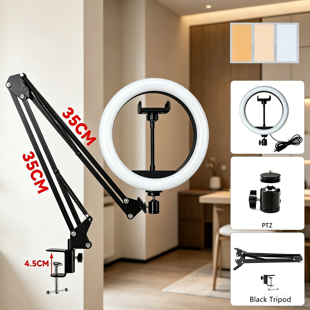 Photography Zoom - LED Photography Light Selfie Lights Conference