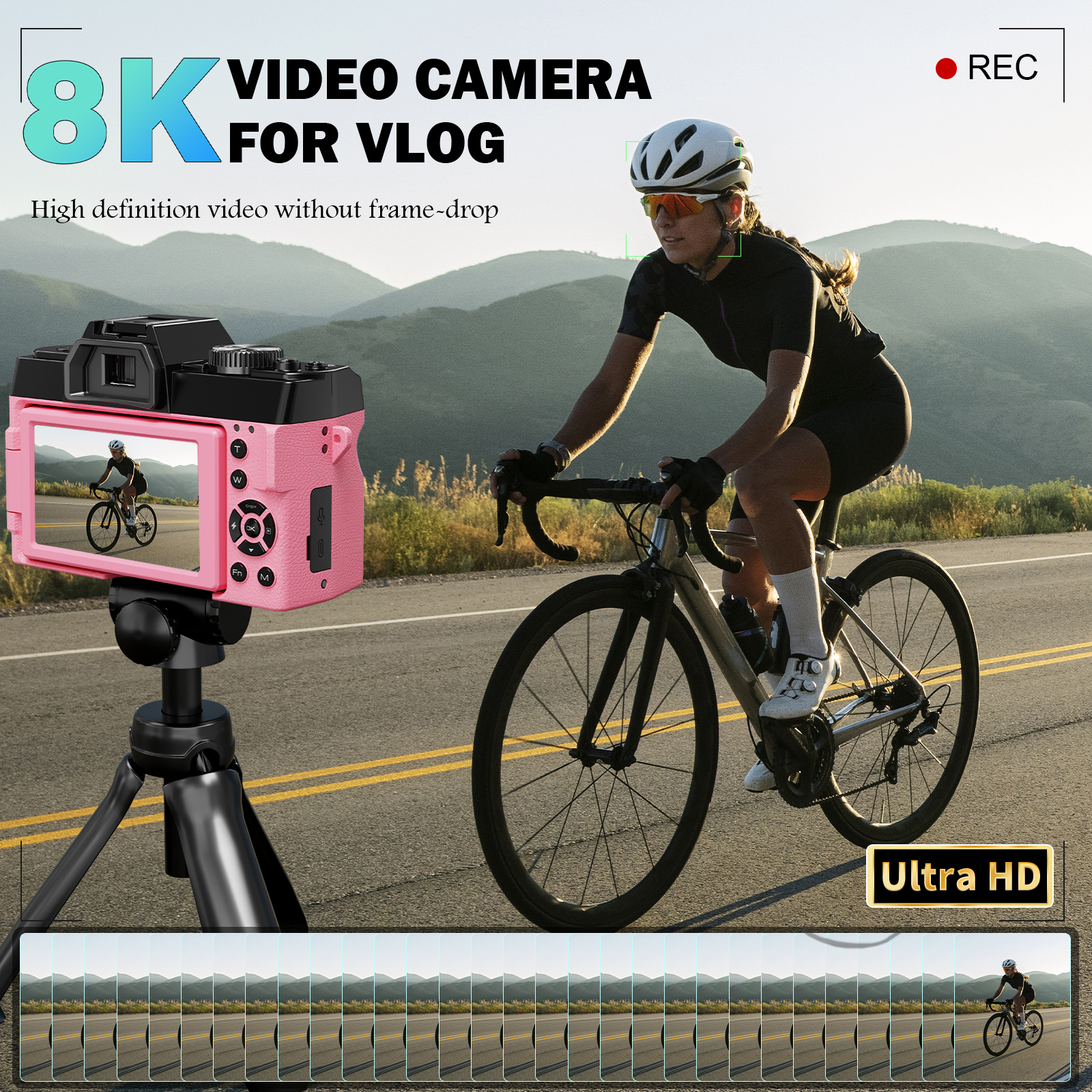 NBD Pink Camera 64MP&8K Video/ - Photography Nature Images recensione e prezzo