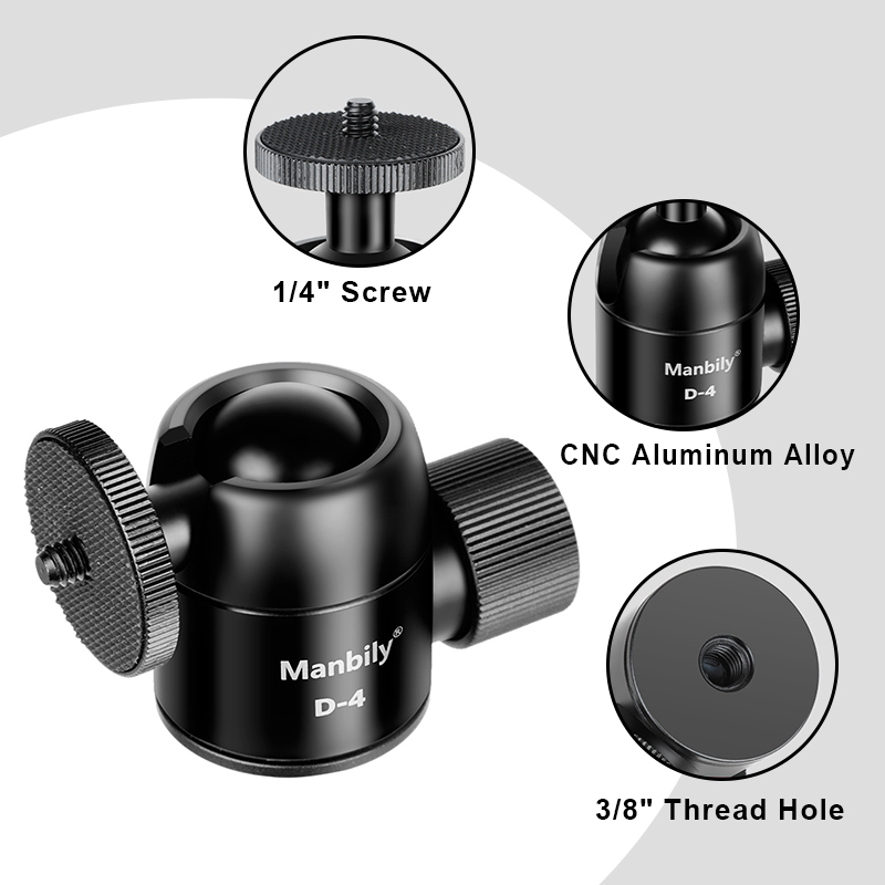 Manbily Camera Tripod Head 28m - Fluid Head Tripod recensione e prezzo
