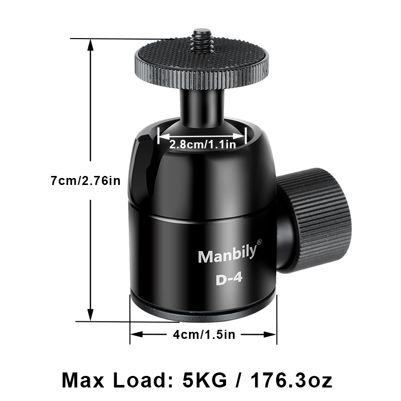 Manbily Camera Tripod Head 28m - Fluid Head Tripod recensione e prezzo