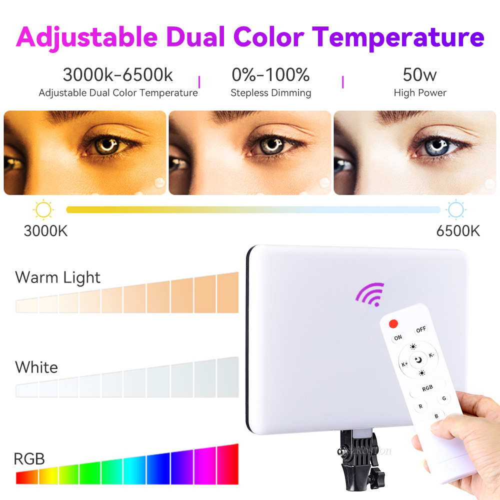 RGB 14'' LED Video Light Remot - Video Led Light Panel recensione e prezzo