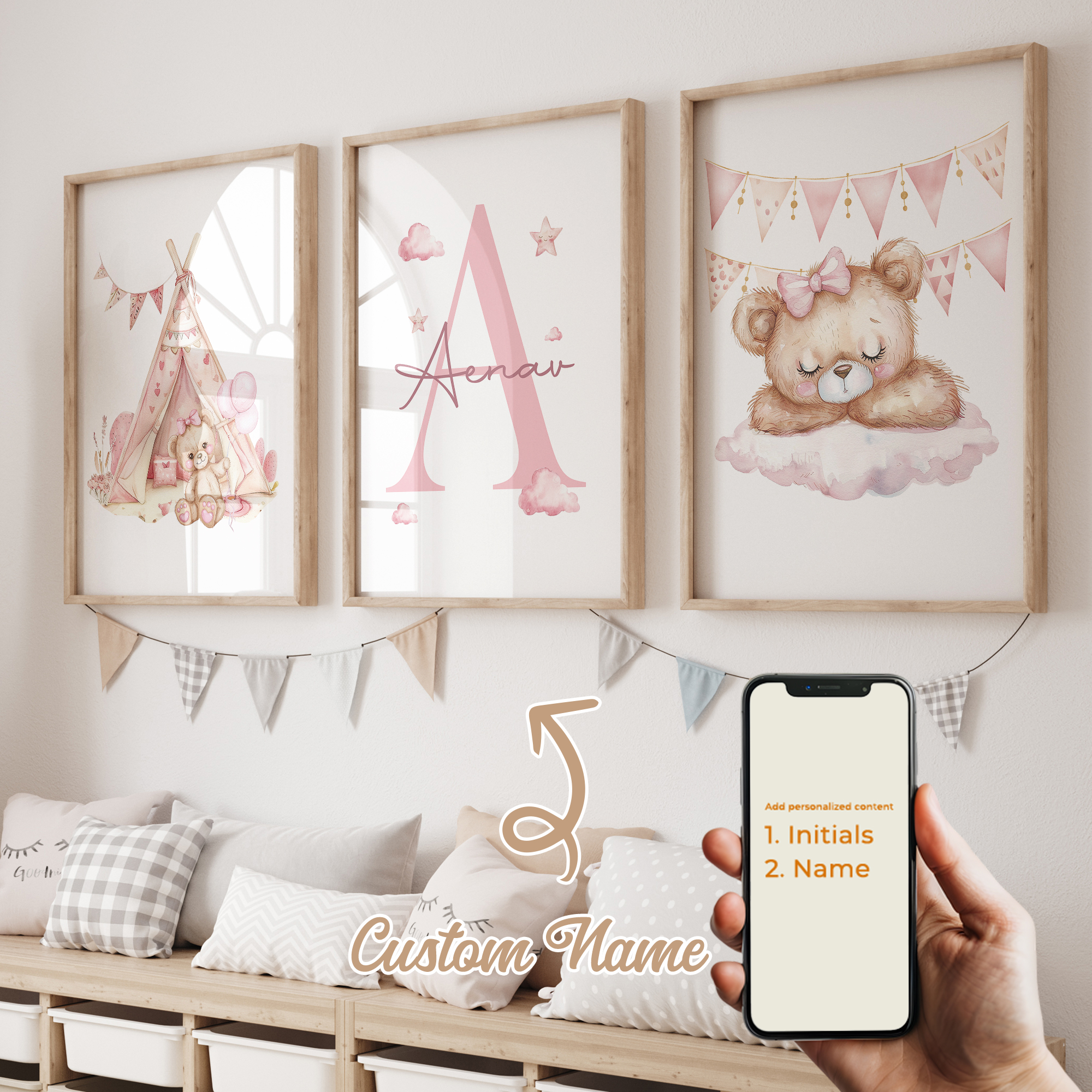 3pcs Personalized Custom Name  - Photography Gallery recensione e prezzo