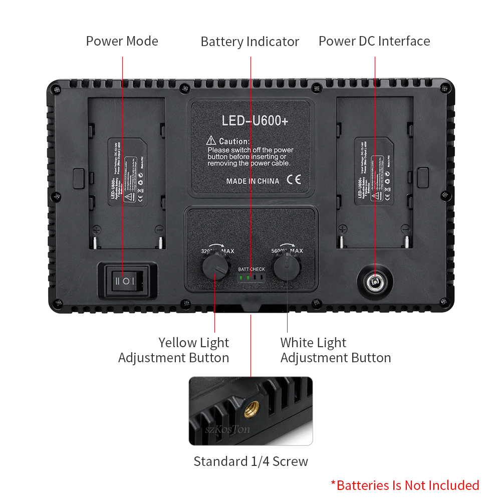 U800 LED Photo Studio Light fo - Video Led Light Panel recensione e prezzo