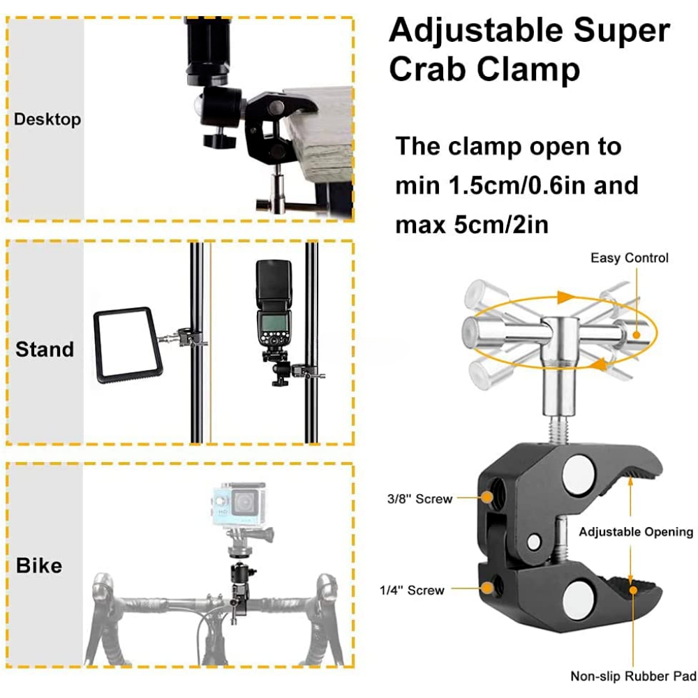 ERIKOLE Super Clamp with 360°  - Fluid Head Tripod recensione e prezzo