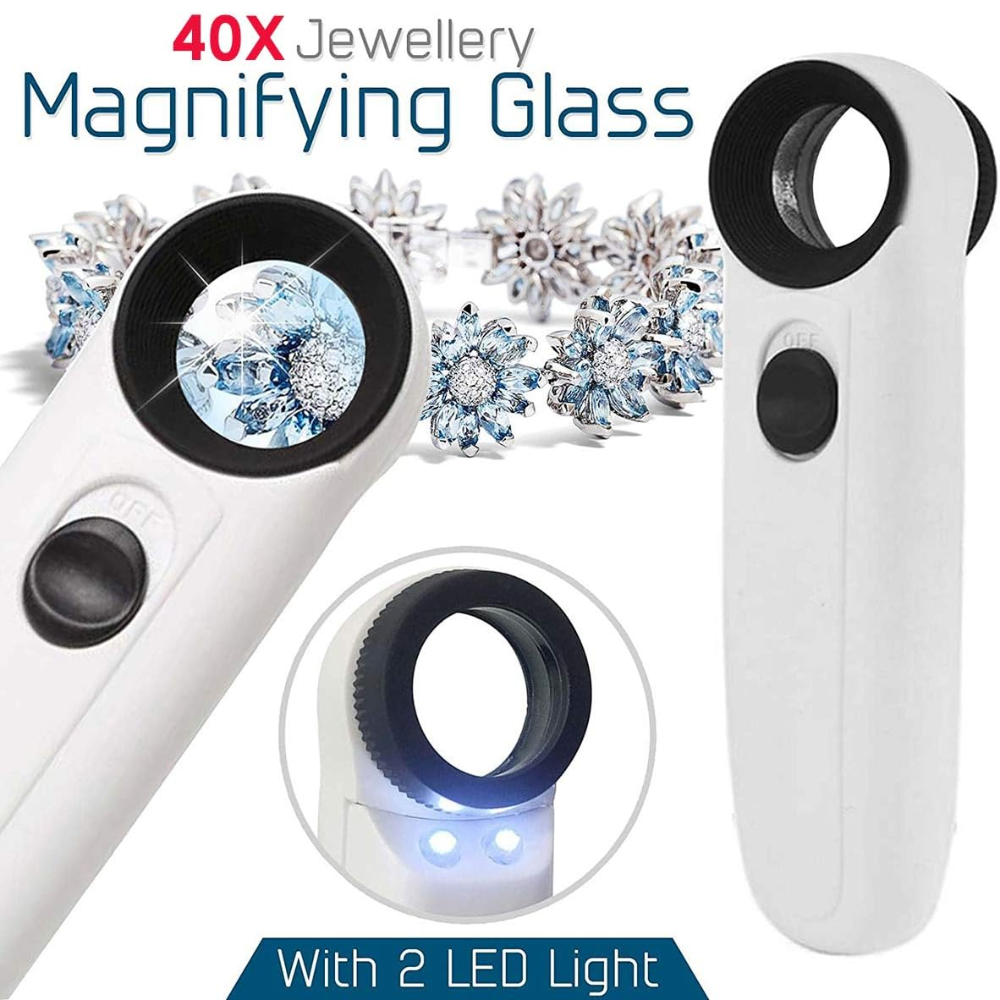 40X Handheld Magnifier With Tw - Eye Piece Magnifier recensione e prezzo