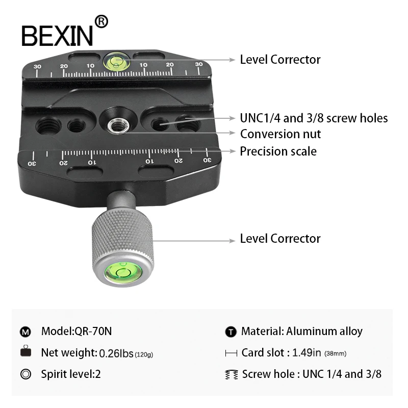 BEXIN  QR Series Tripod Ball H - Fluid Head Tripod recensione e prezzo