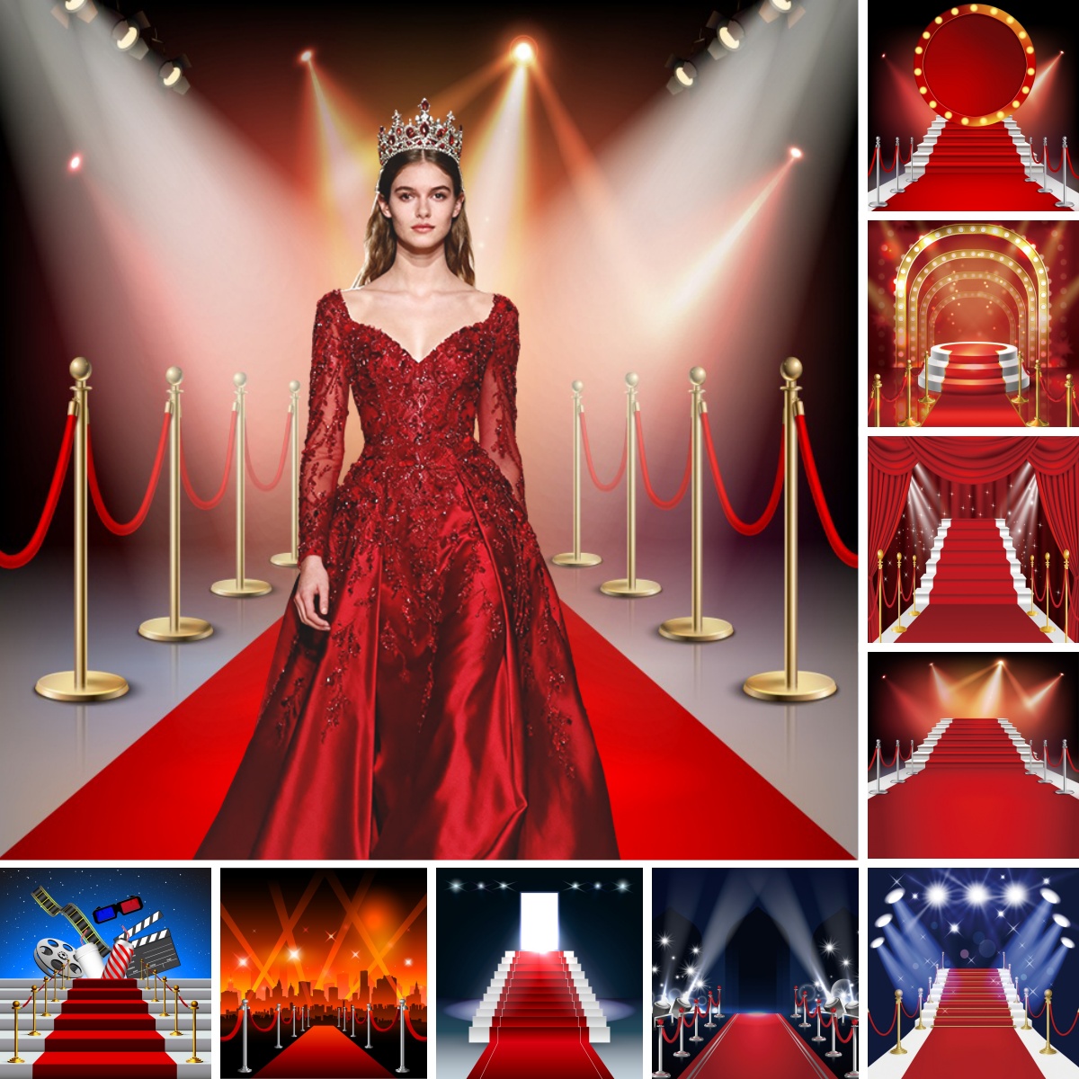 Red Carpet Backdrop Movie Nigh - Photography Awards recensione e prezzo