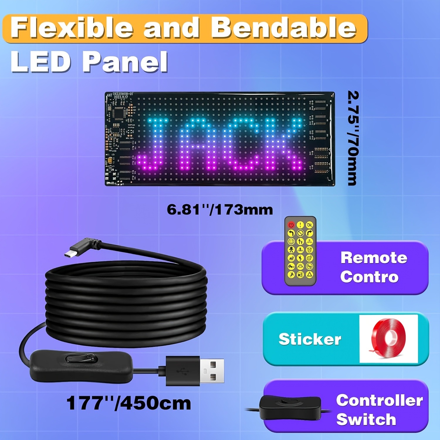 Smart Car LED Display Programm - Video Led Light Panel recensione e prezzo