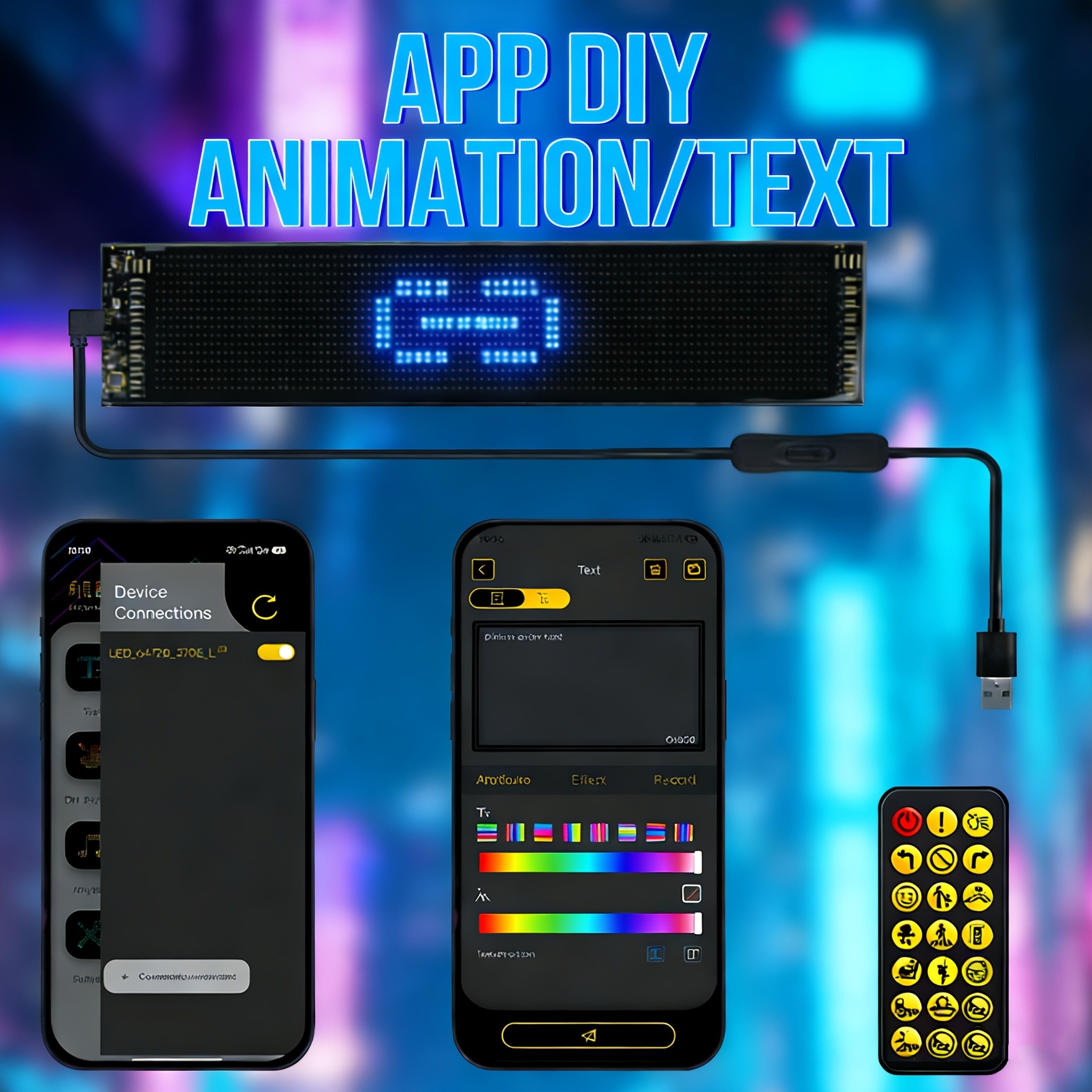 Smart Car LED Display Programm - Video Led Light Panel recensione e prezzo