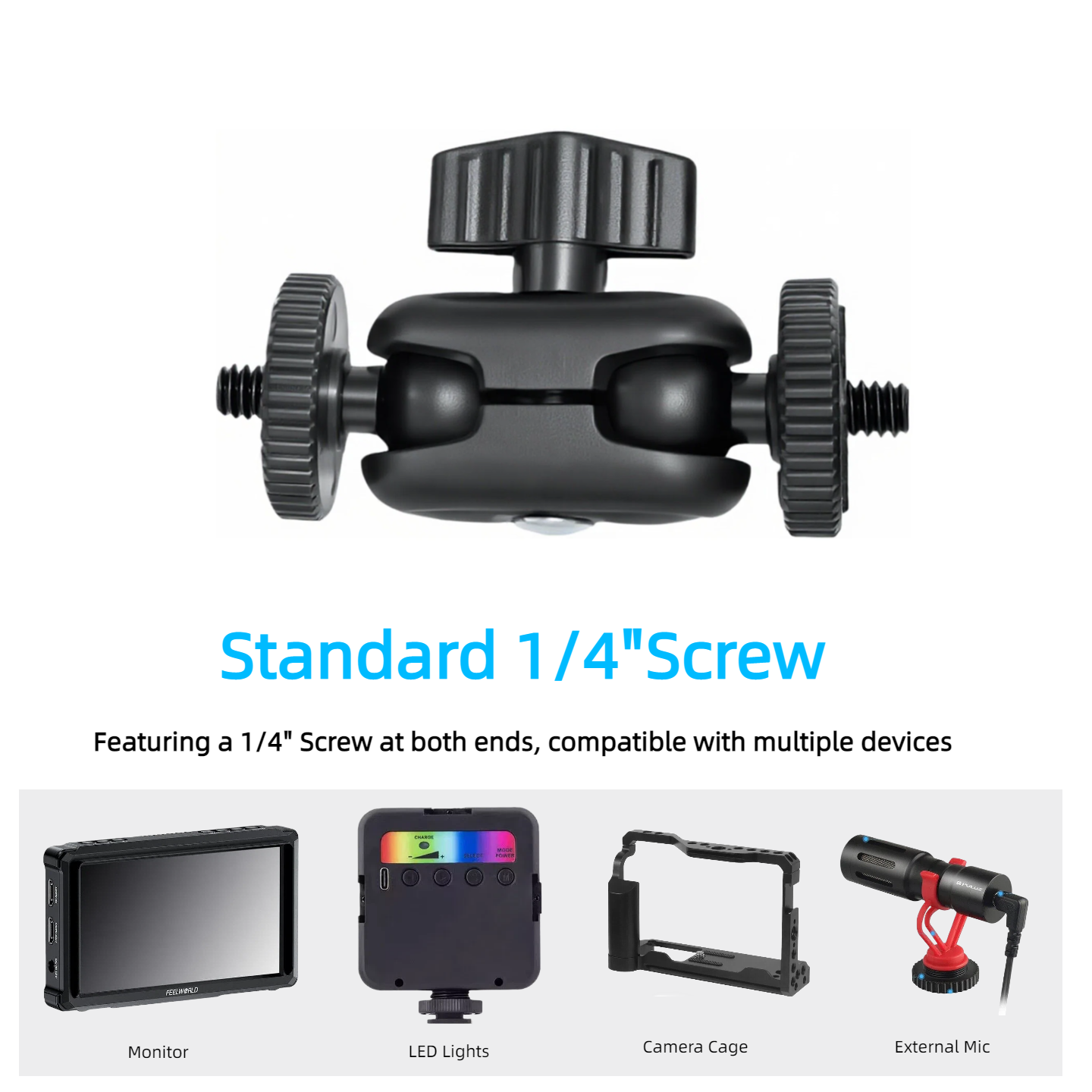 Double Ball Heads Magic Arm Wi - Fluid Head Tripod recensione e prezzo