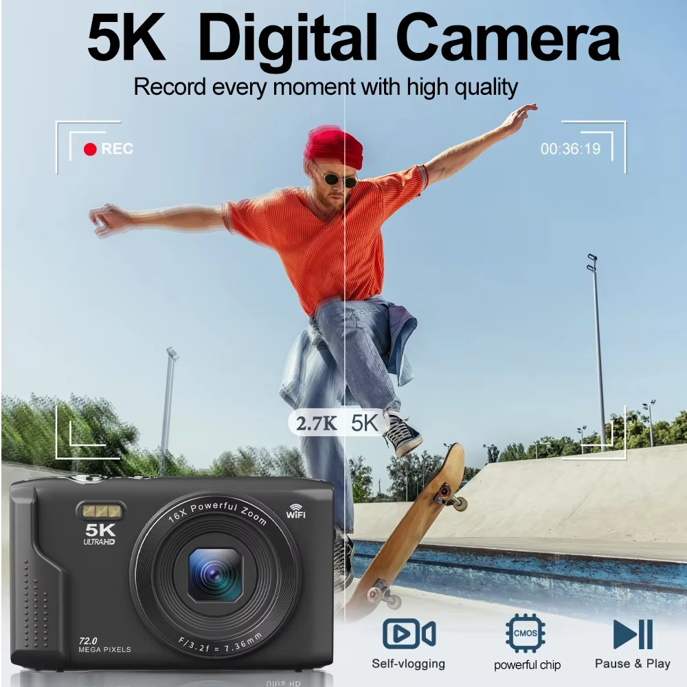 72MP 5K Vintage Style Digital  - Photography Nature Images recensione e prezzo