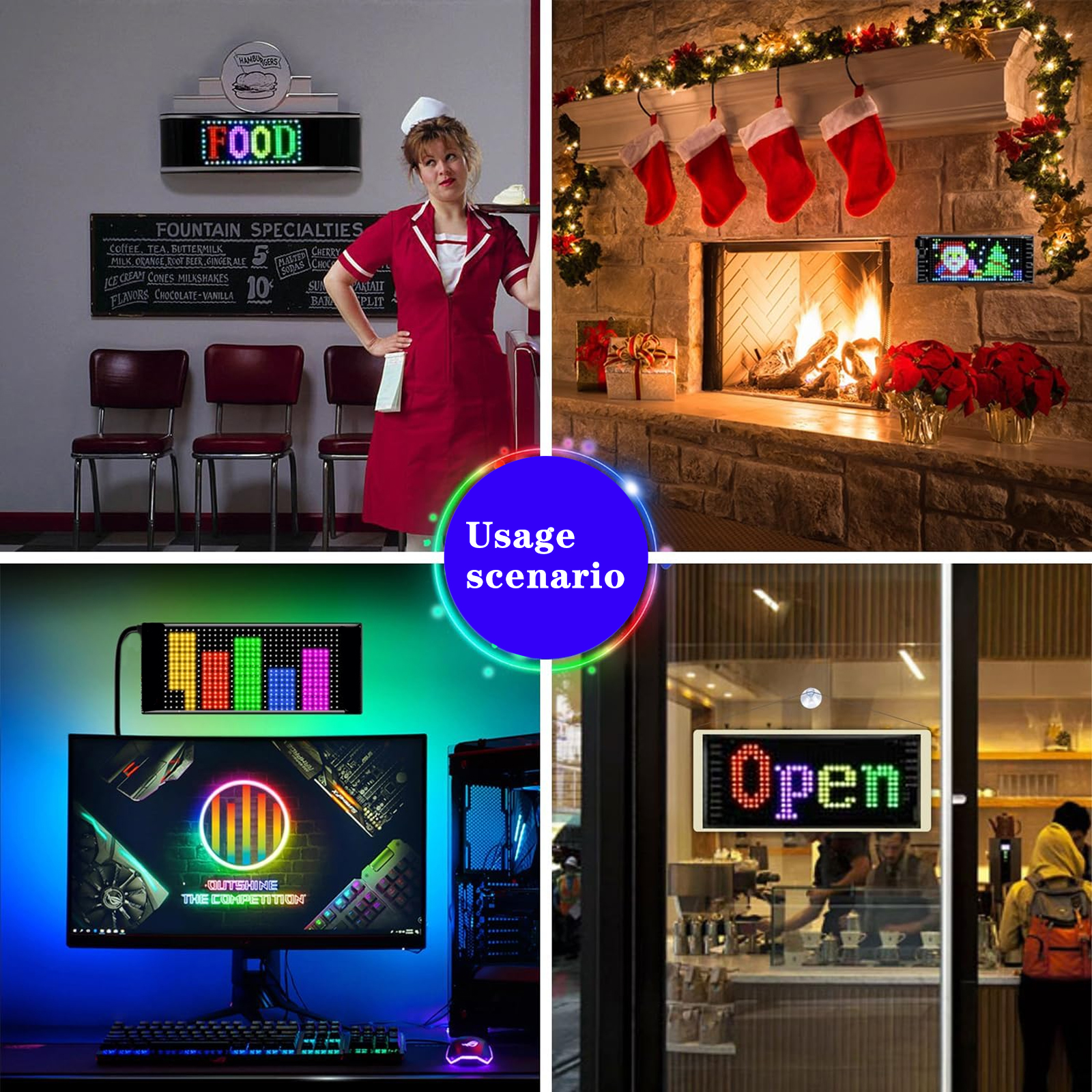 Programmable Flexible LED Sign - Video Led Light Panel recensione e prezzo