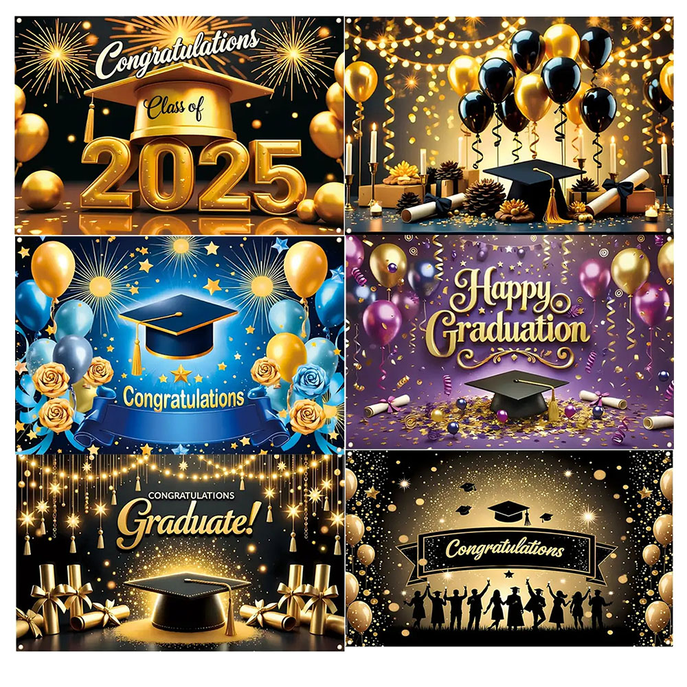 2025 Happy Graduation Backdrop - Photography Of The Year 2025 recensione e prezzo