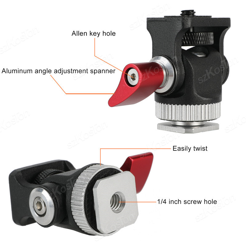 Mini Monitor Mount Holder Trip - Fluid Head Tripod recensione e prezzo