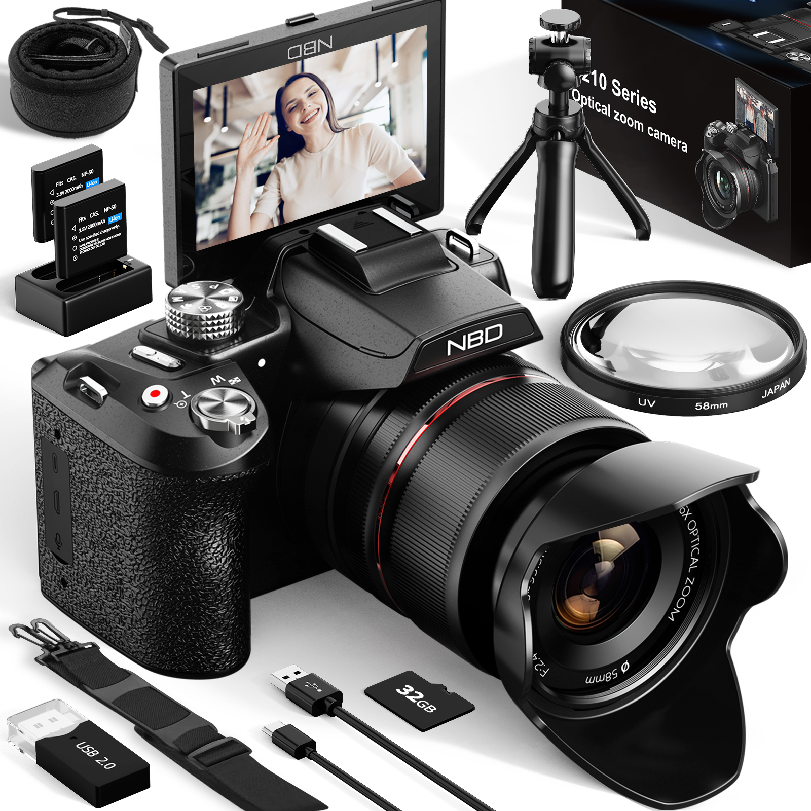 NBD 64MP Digital Cameras for P - Photography Nature Images recensione e prezzo