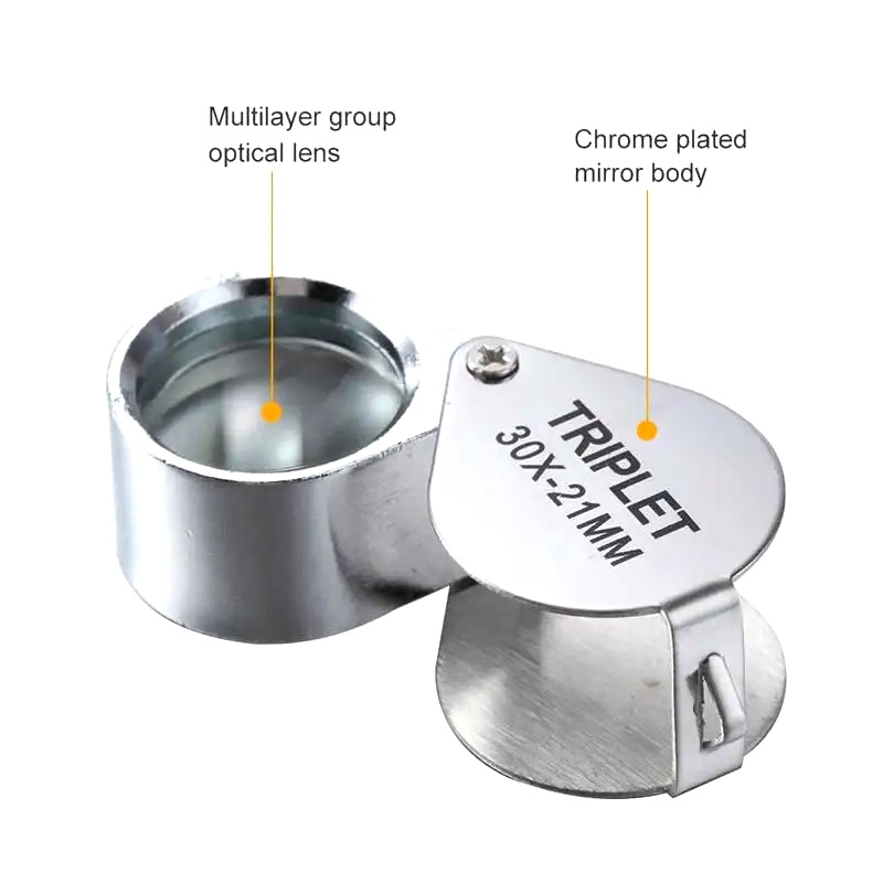 10-30X gold/silver boxed porta - Eye Piece Magnifier recensione e prezzo