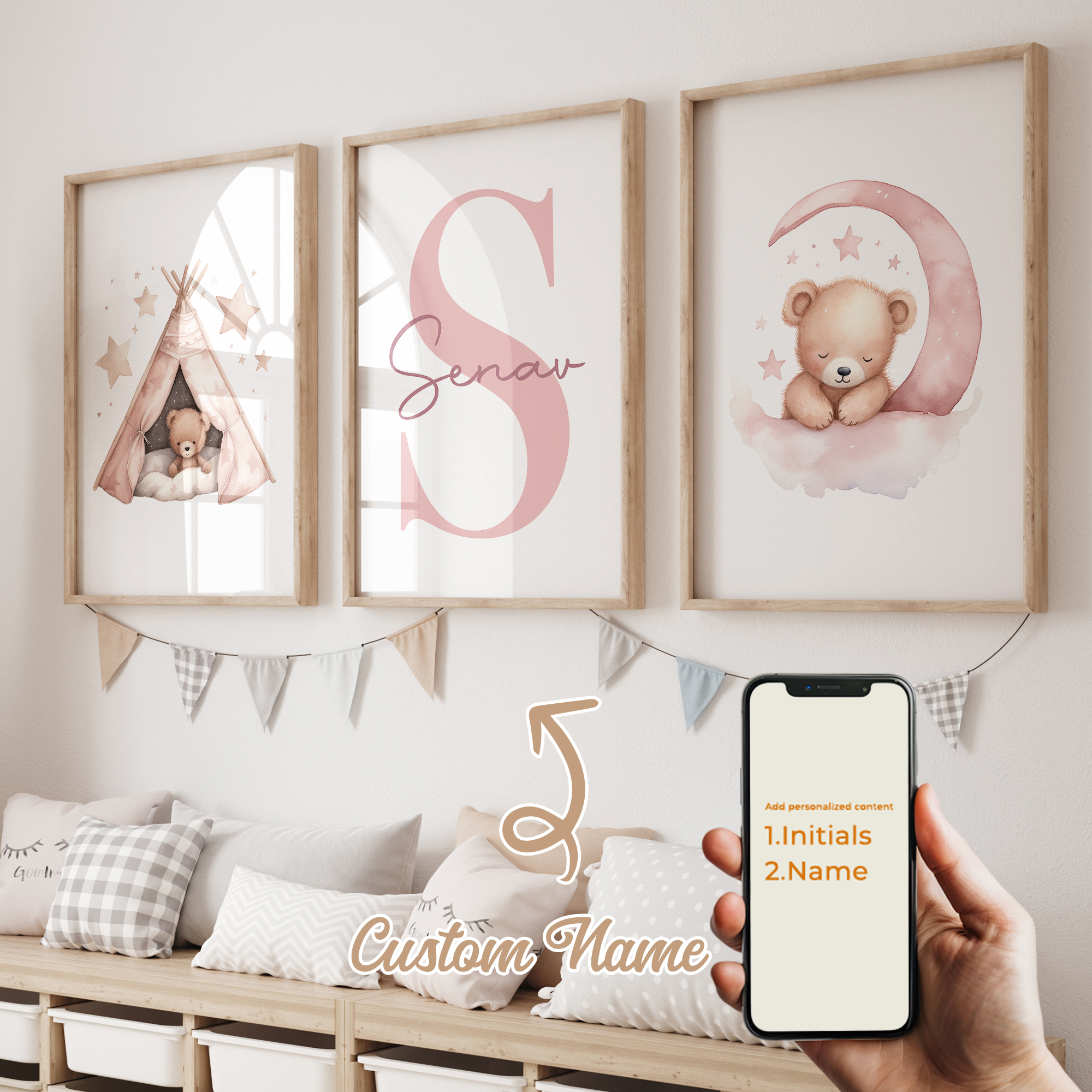 3pcs Personalized Custom Name  - Photography Gallery recensione e prezzo
