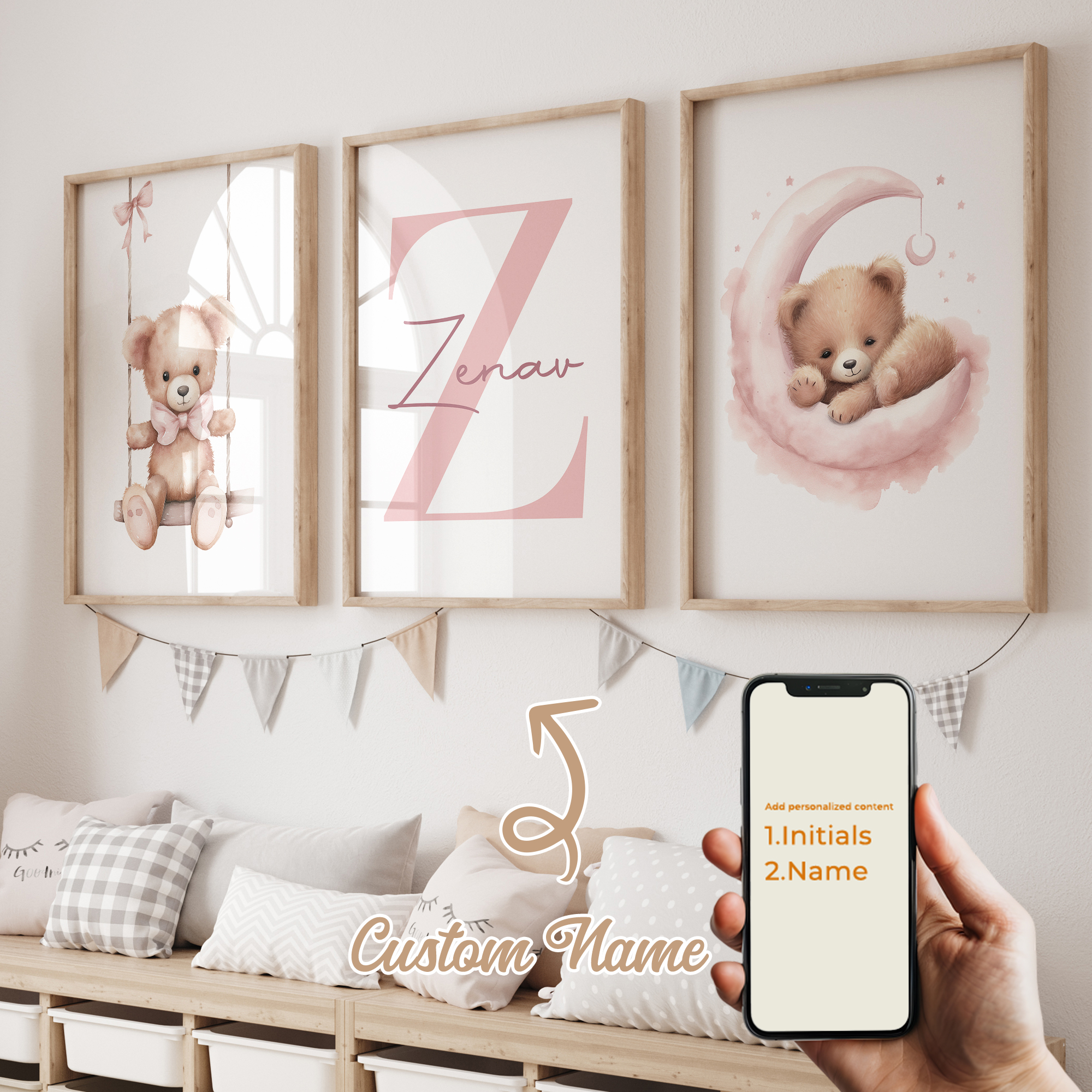3pcs Personalized Custom Name  - Photography Gallery recensione e prezzo