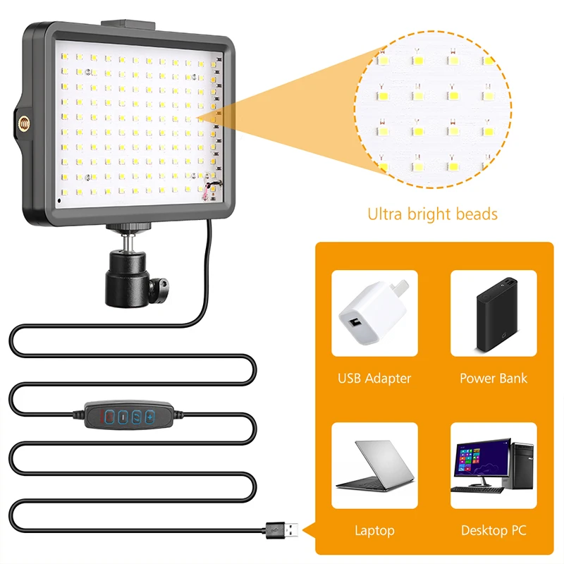 LED Video Light Dimmable Selfi - Video Led Light Panel recensione e prezzo