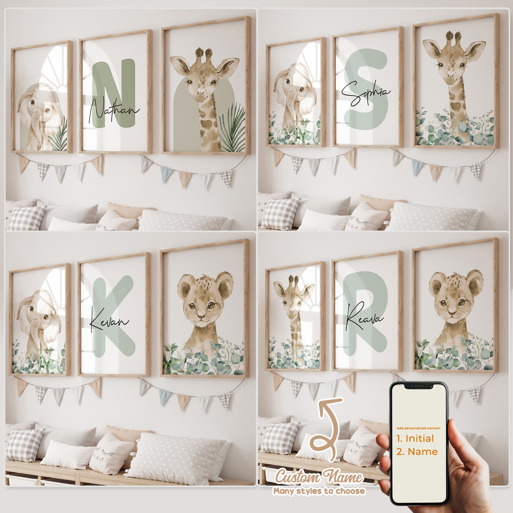 3pcs Personalized Custom Name  - Photography Gallery recensione e prezzo