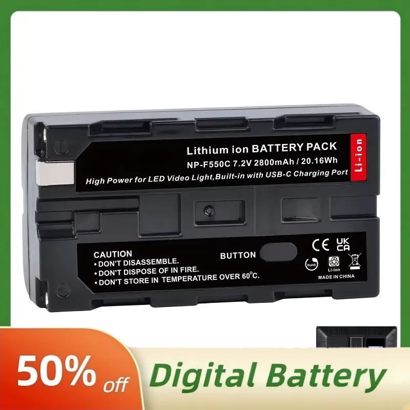 NP-F550C NP-F550 F570 Battery  - Video Led Light Panel recensione e prezzo