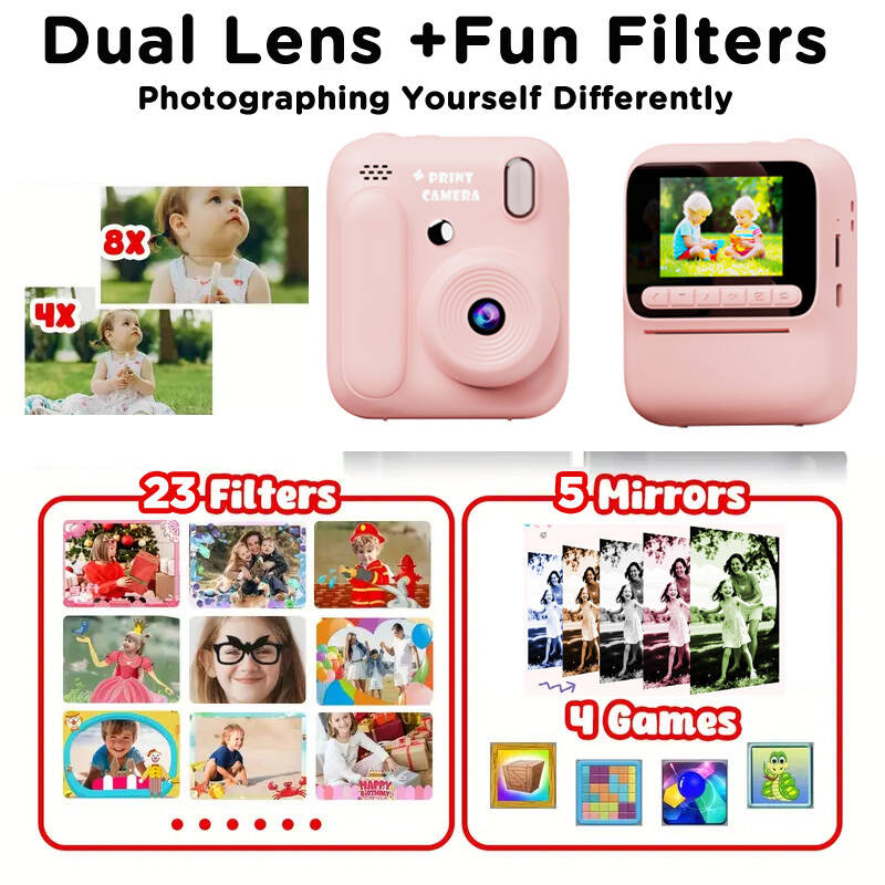 Color Printing Camera Kids Ins - Photography And Videography recensione e prezzo