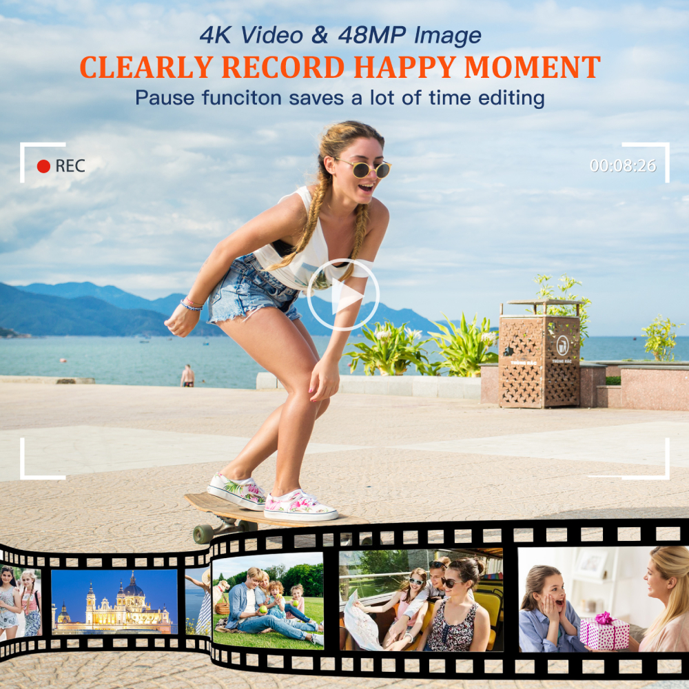 4K Digital Camera Auto Focus 4 - Photography Zoom recensione e prezzo