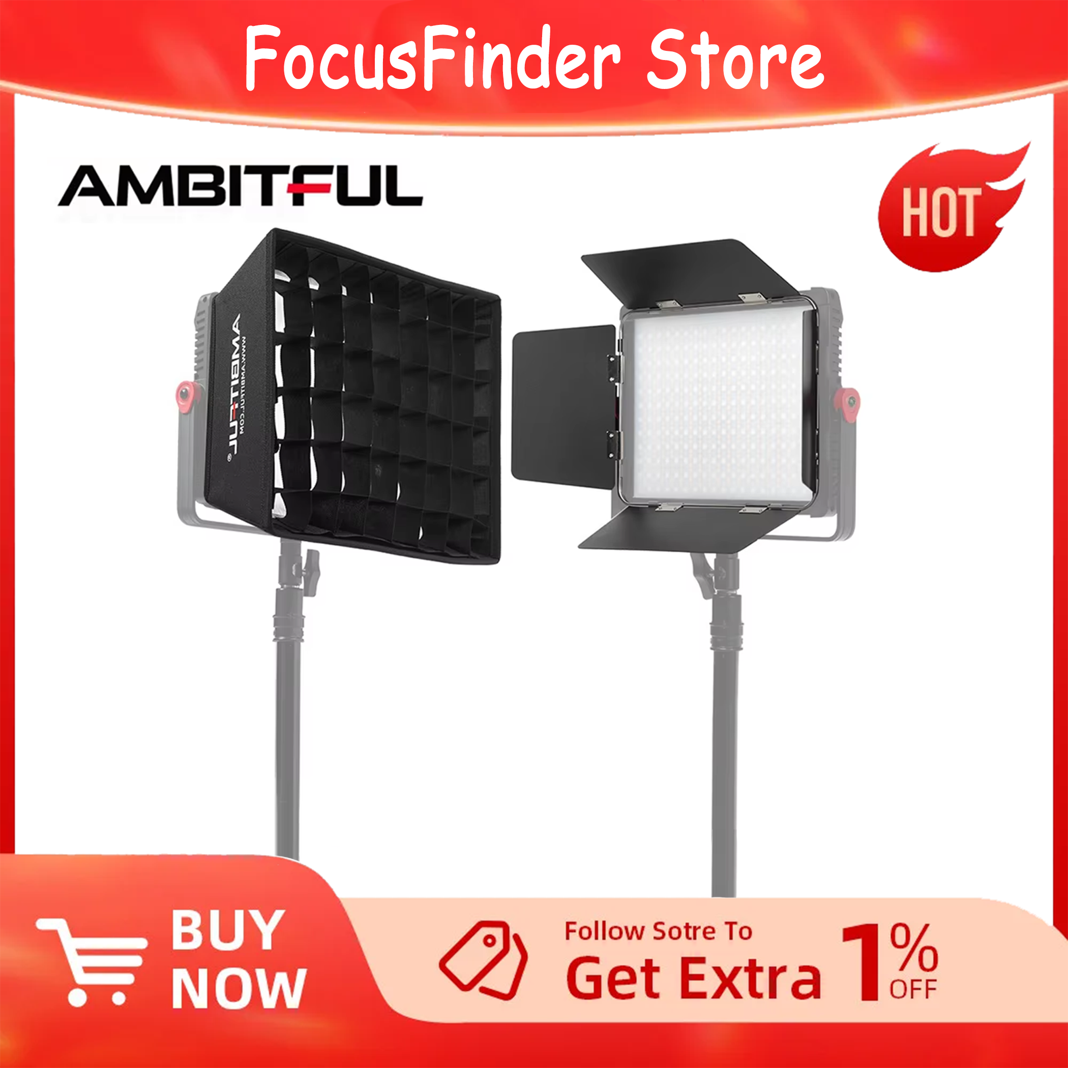 AMBITFUL P35R LED Video Panel  - Video Led Light Panel recensione e prezzo