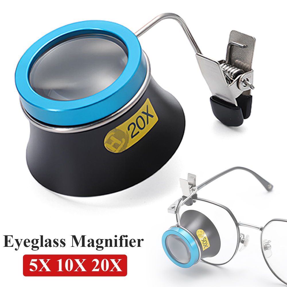 5X 10X 20X Eyeglass Magnifier  - Eye Piece Magnifier recensione e prezzo