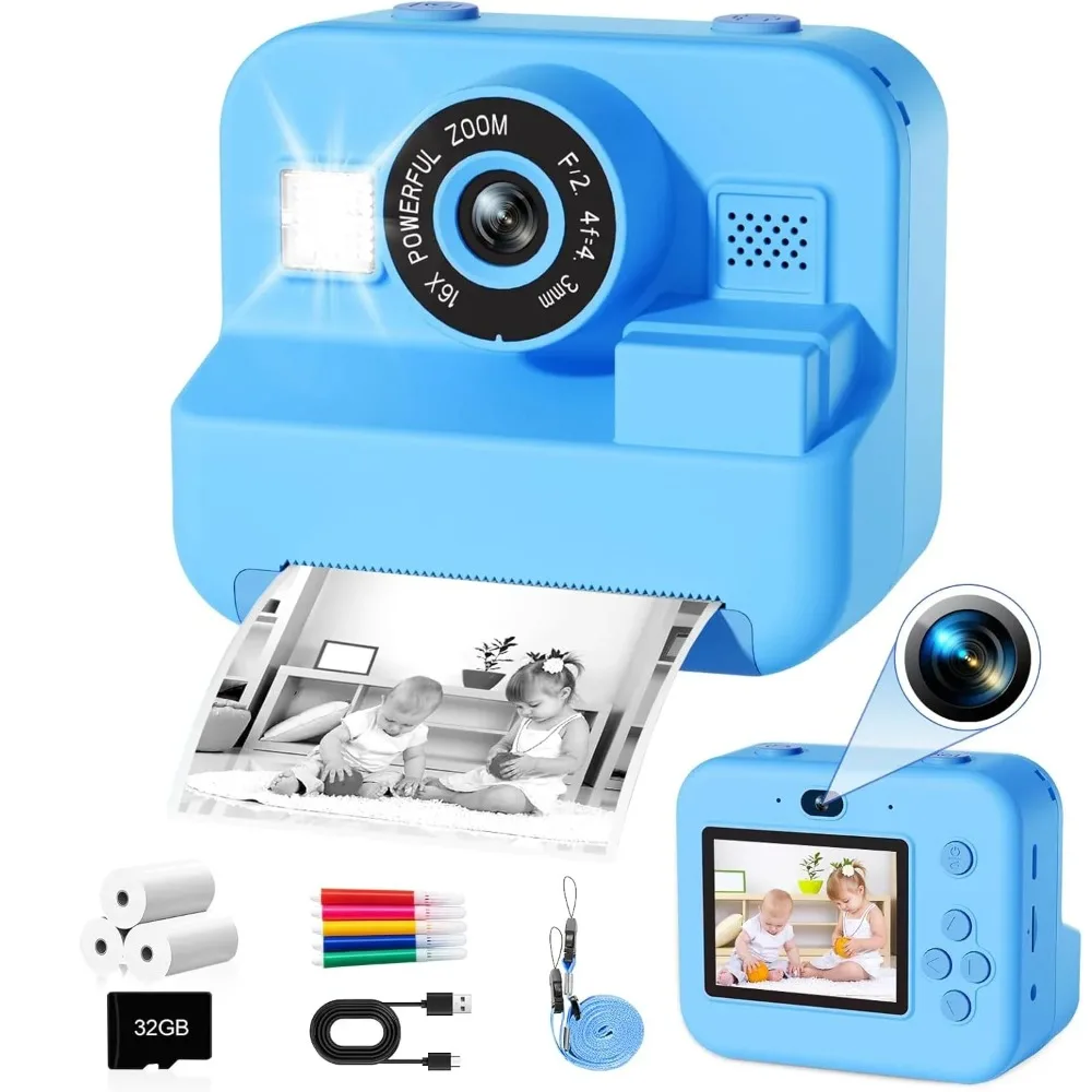 Kids Camera Instant Print 32G  - Photography Nature Images recensione e prezzo