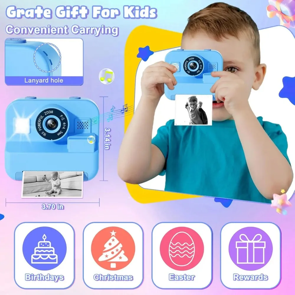 Kids Camera Instant Print 32G  - Photography Nature Images recensione e prezzo