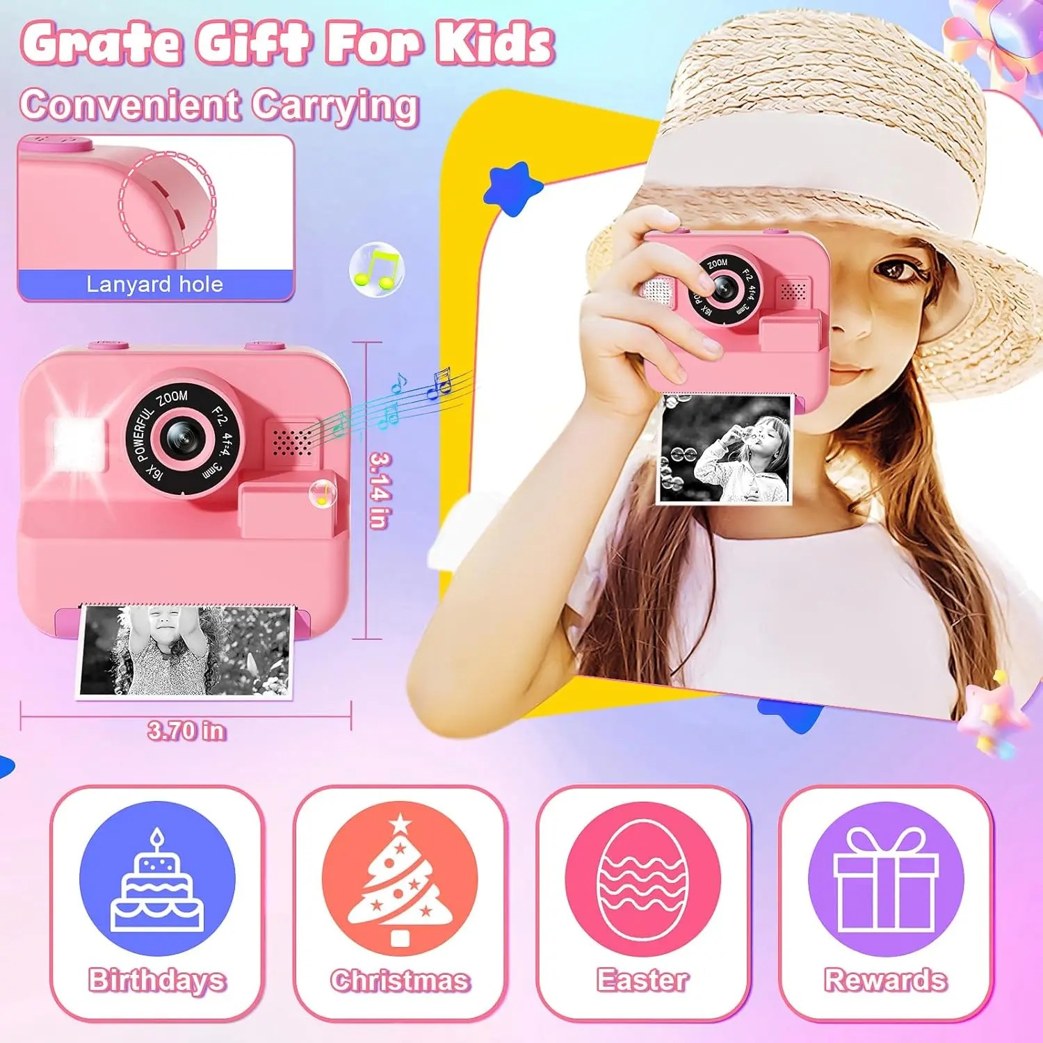 newInstant Print Camera With 3 - Photography And Videography recensione e prezzo
