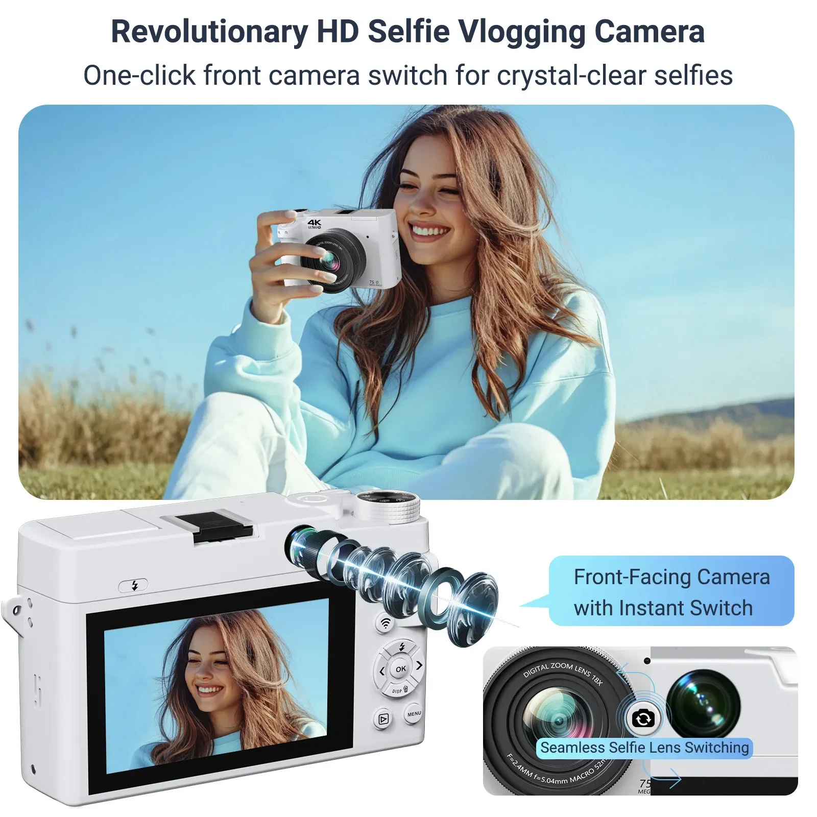 4K HD Digital Camcorder Dual C - Photography Nature Images recensione e prezzo