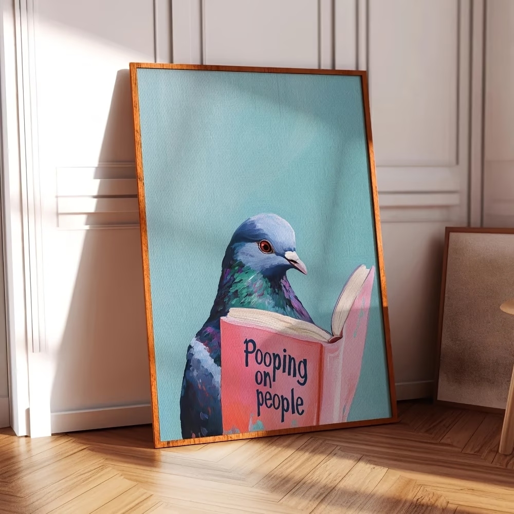 Modern Pigeon Reading Pooping  - Photography Gallery recensione e prezzo