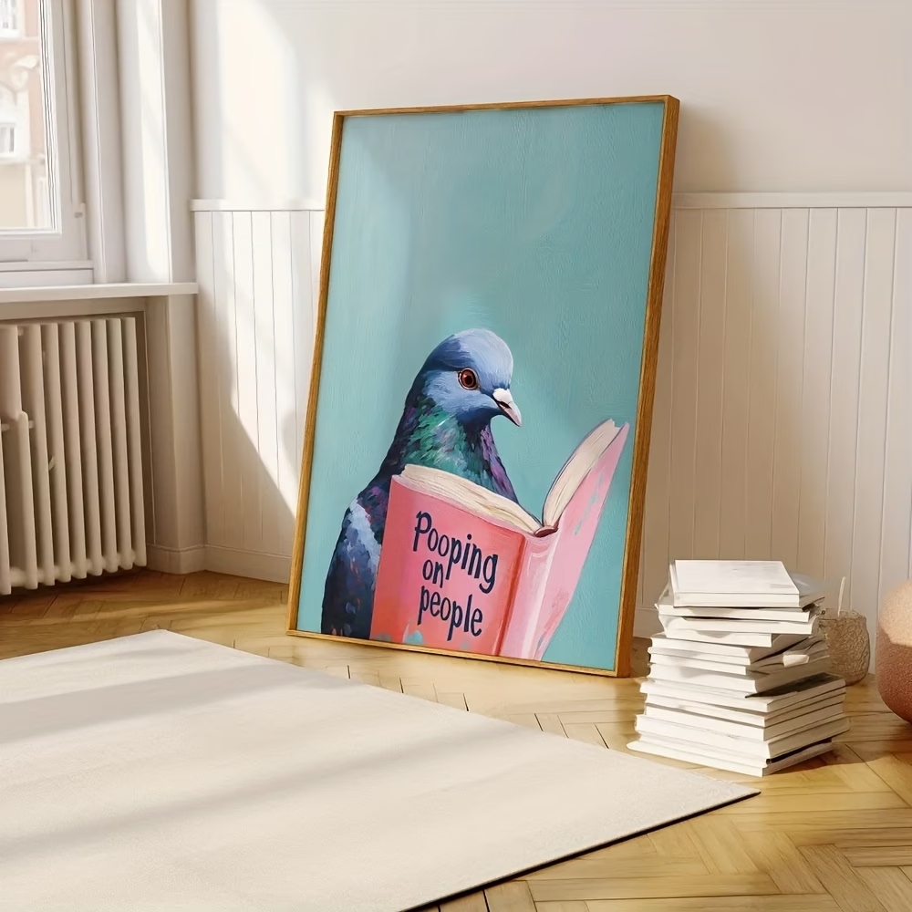 Modern Pigeon Reading Pooping  - Photography Gallery recensione e prezzo