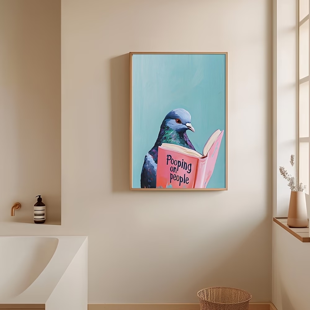 Modern Pigeon Reading Pooping  - Photography Gallery recensione e prezzo