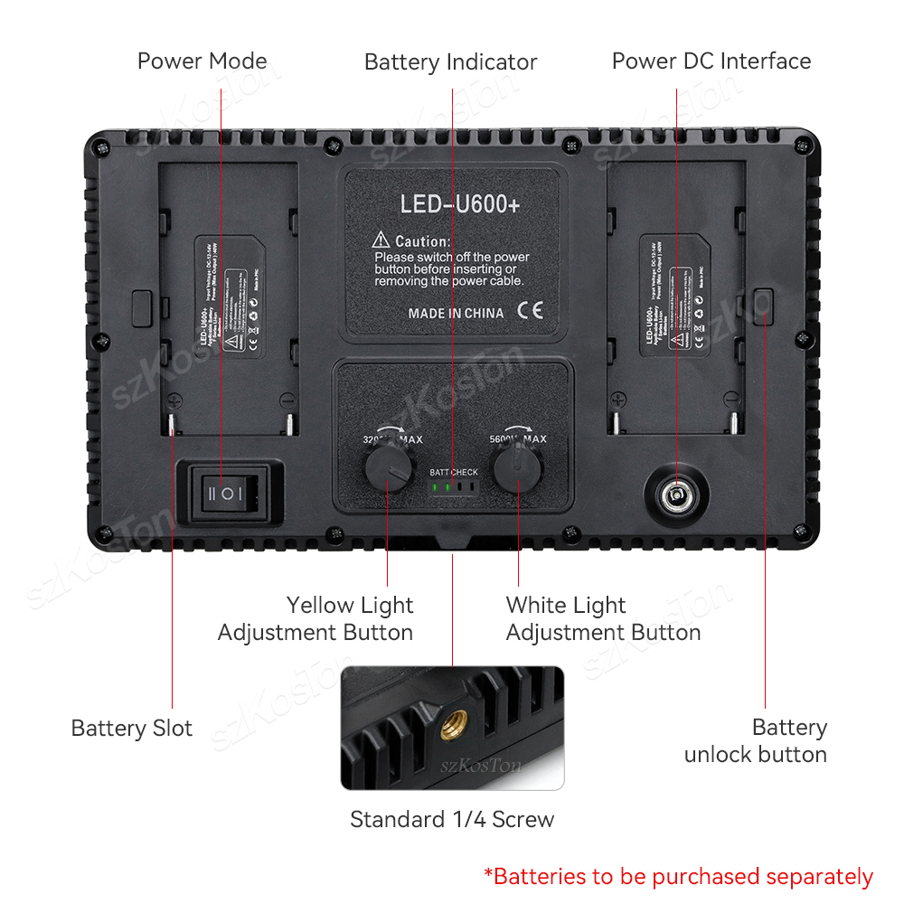 RGB Photography Video LED Fill - Video Led Light Panel recensione e prezzo