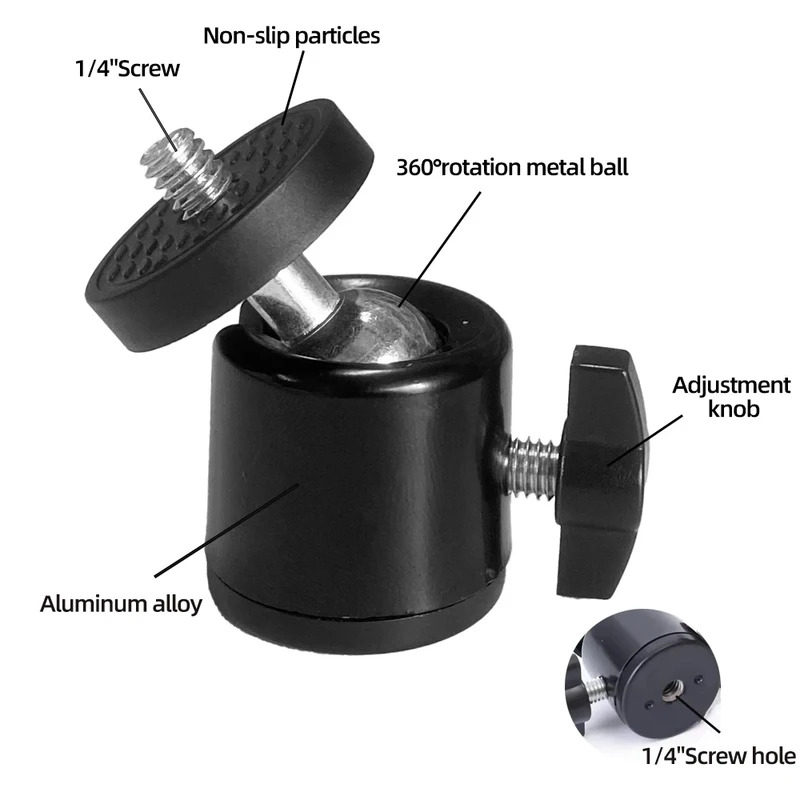 Hot Shoe 1/4 Screw Hole Tripod - Fluid Head Tripod recensione e prezzo