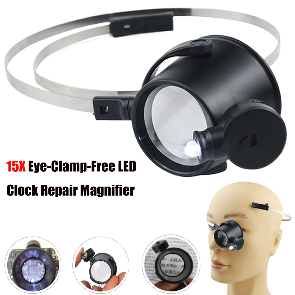 Portable 15X Loupe Lens Headba - Eye Piece Magnifier recensione e prezzo