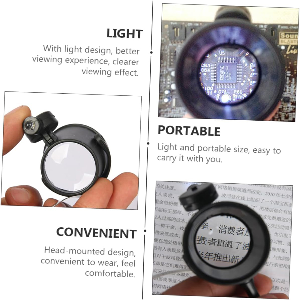 Portable 15X Loupe Lens Headba - Eye Piece Magnifier recensione e prezzo