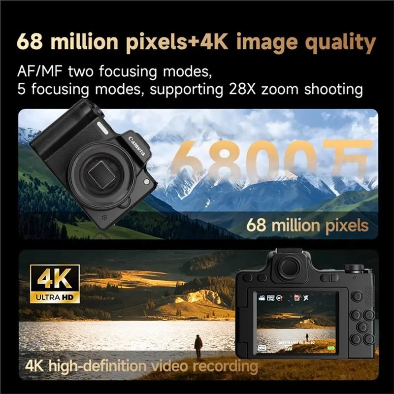 4K Micro DSLR Camera  For Phot - Photography Nature Images recensione e prezzo