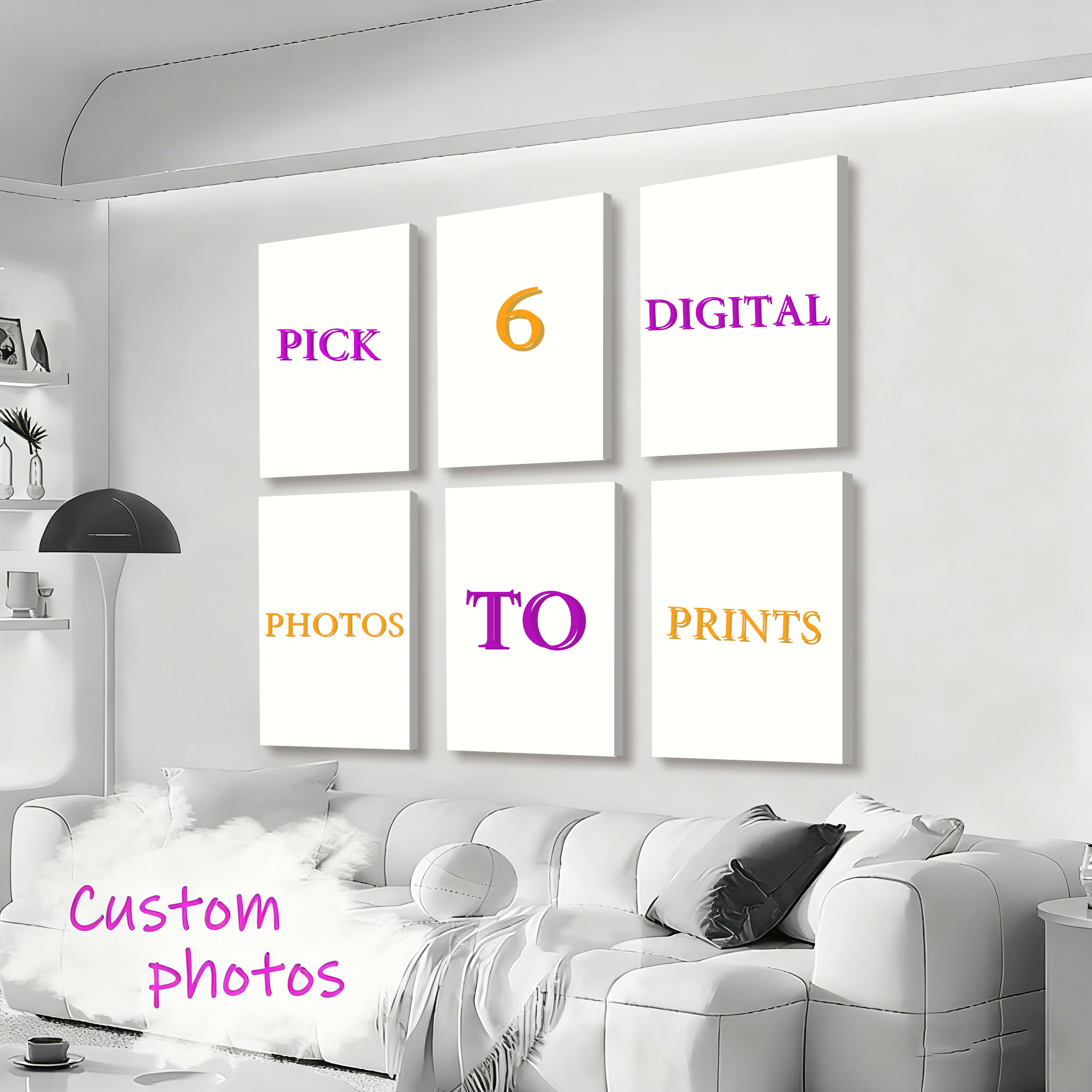 6pcs/set Custom Canvas Prints  - Photography Gallery recensione e prezzo